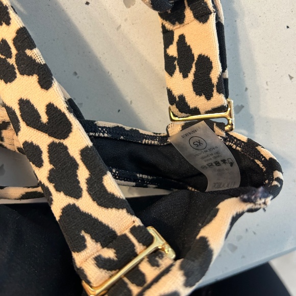 Montce Swim Leopard Balconette Top + High Waisted Bottom - Picture 4 of 8